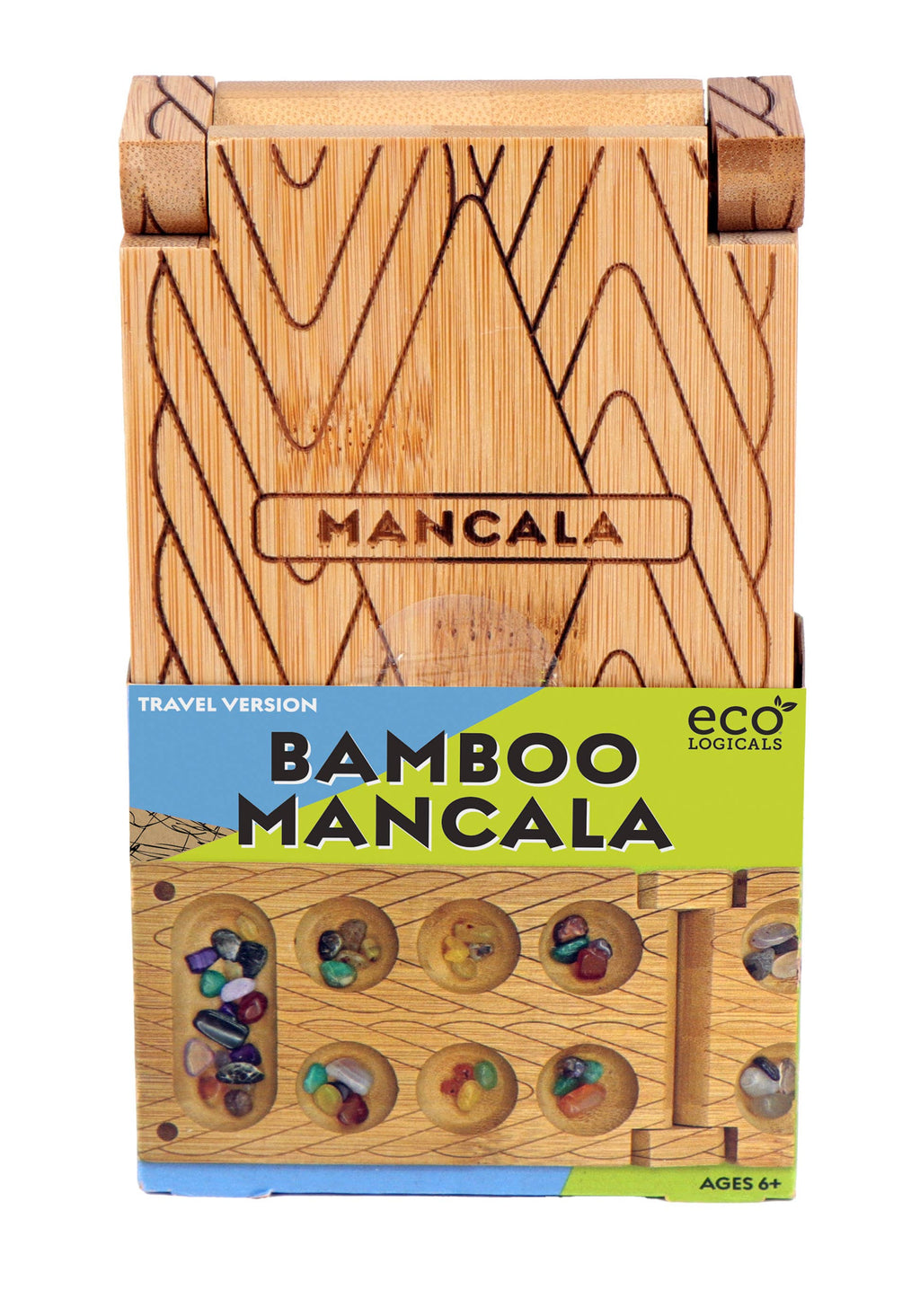 Travel Bamboo Mancala Game