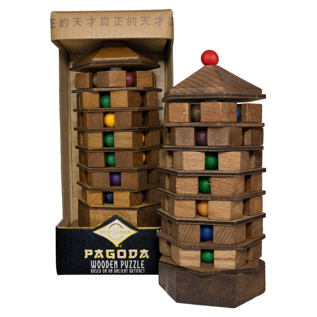 True Genius Chinese Pagoda Puzzle