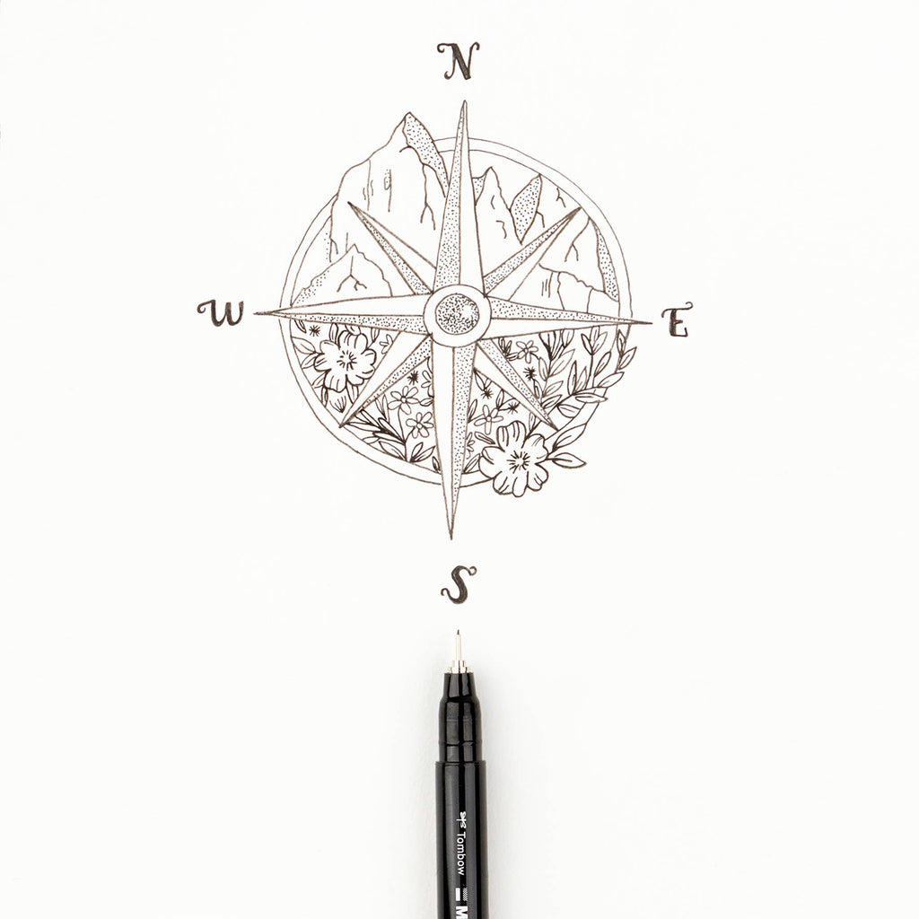 MONO Drawing Pen, 005, 2-Pack