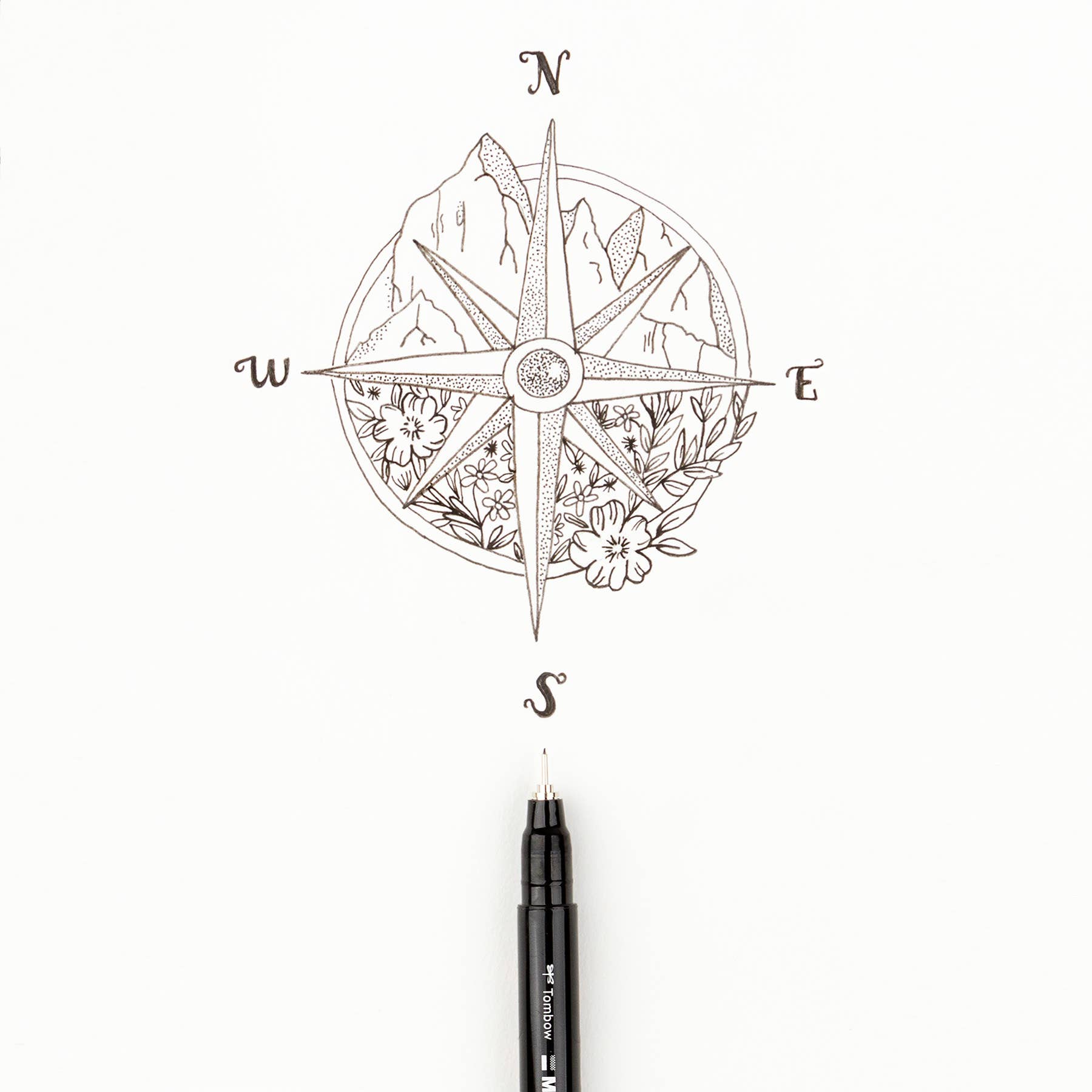 MONO Drawing Pen, 005, 2-Pack