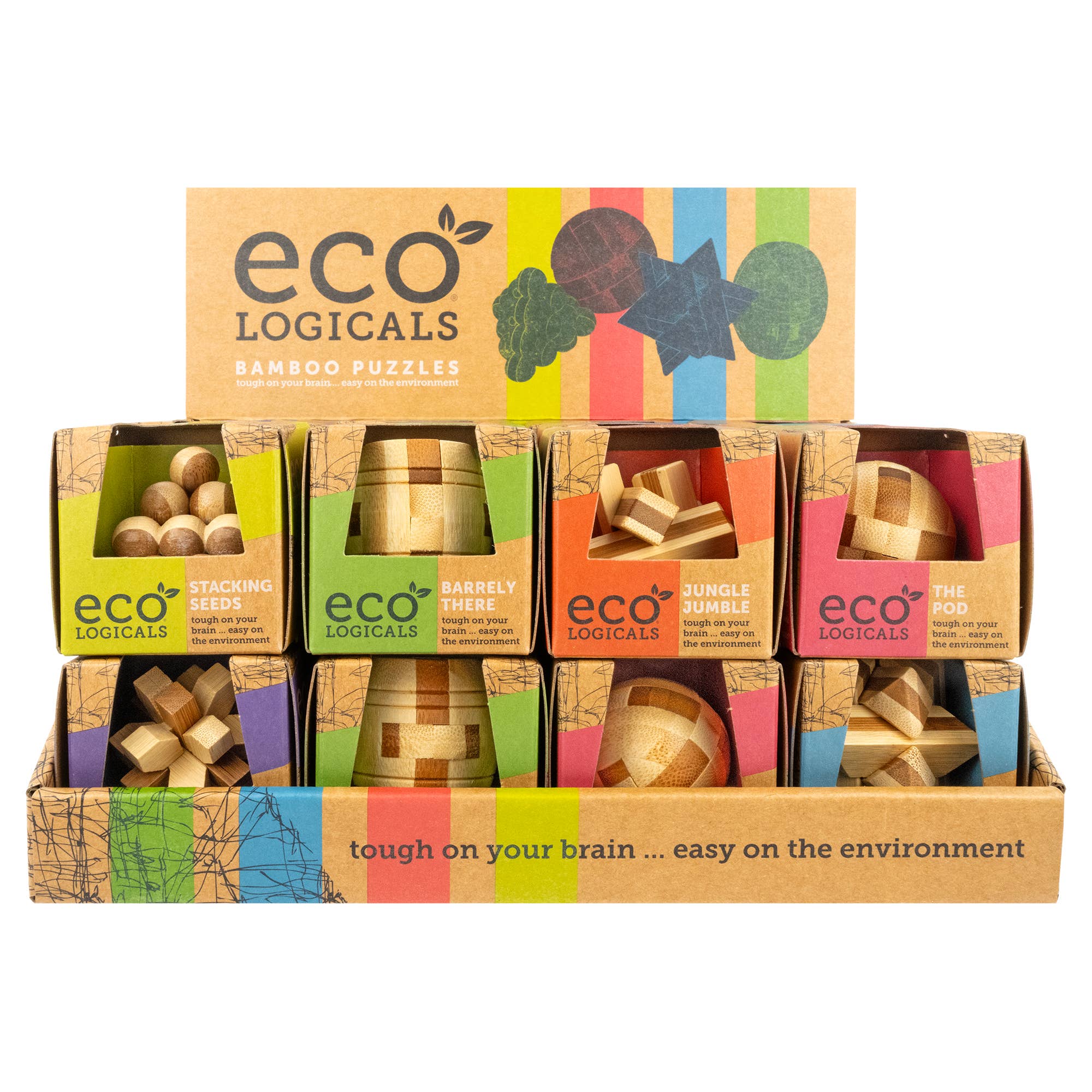 Mini Eco-Friendly Bamboo Brainteasers