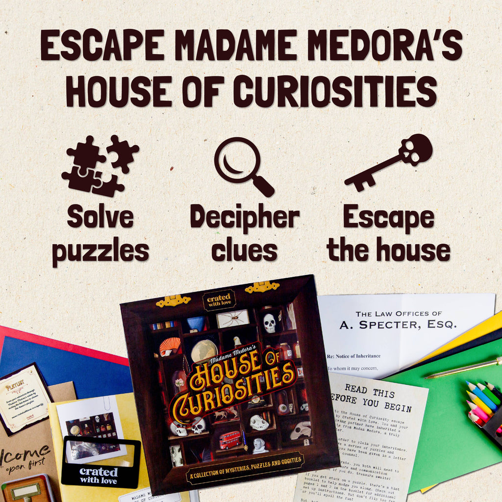 Madame Medora's House of Curiosities Escape-Room Board Game
