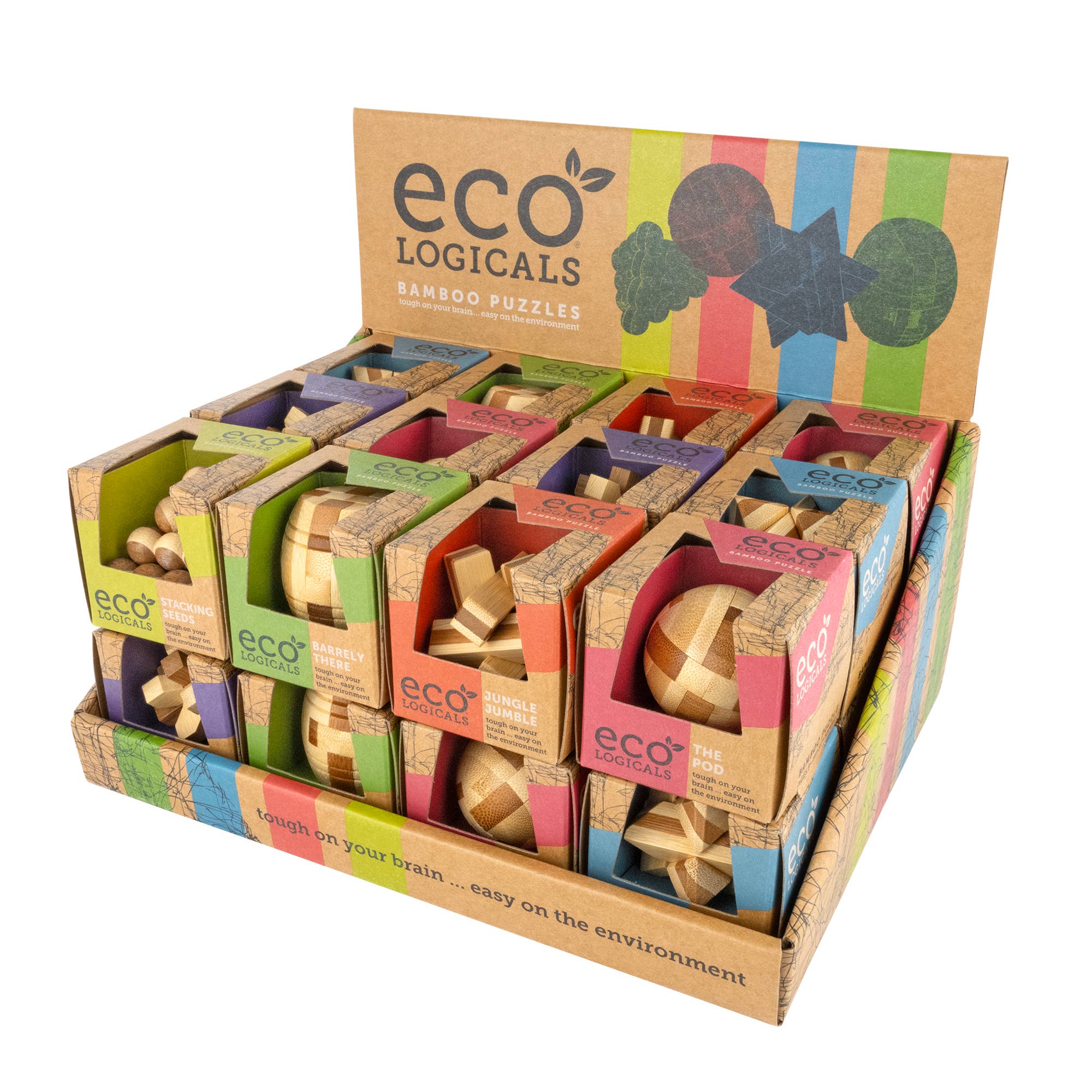 Mini Eco-Friendly Bamboo Brainteasers