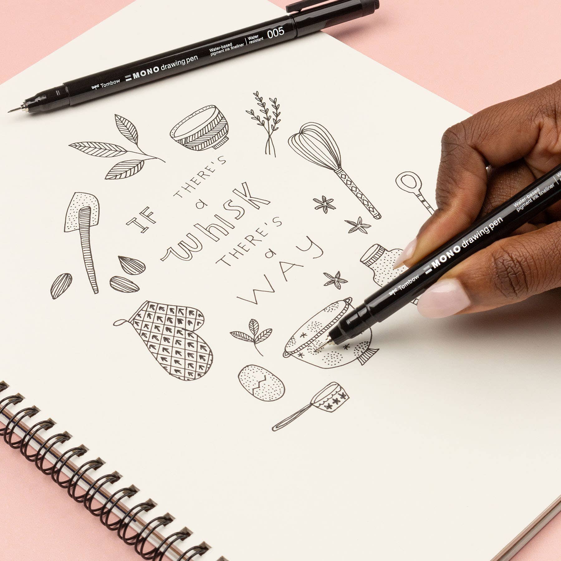 MONO Drawing Pen, 005, 2-Pack