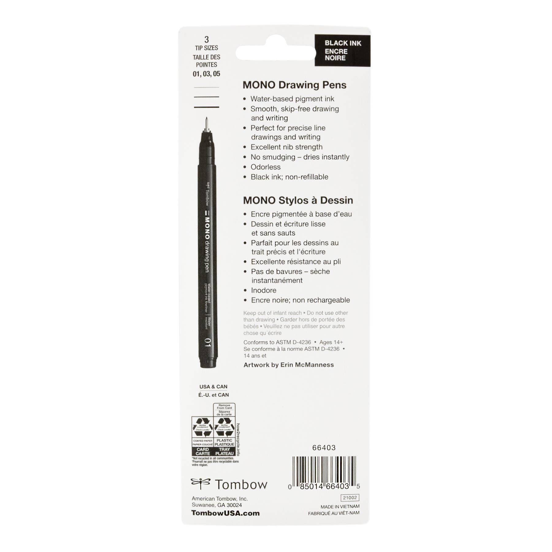 MONO Drawing Pens - 3-Pack