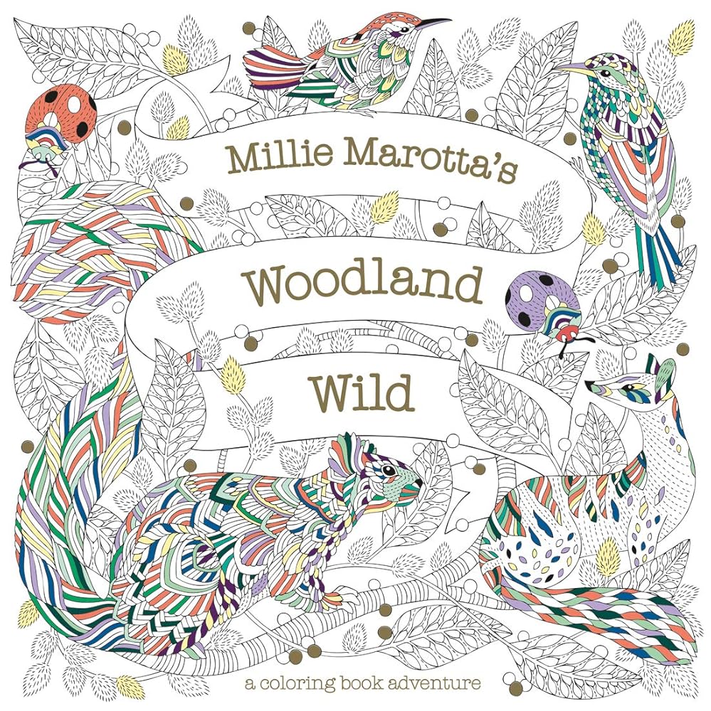 Millie Marotta's Woodland Wild (A Millie Marotta Adult Coloring Book) cover image
