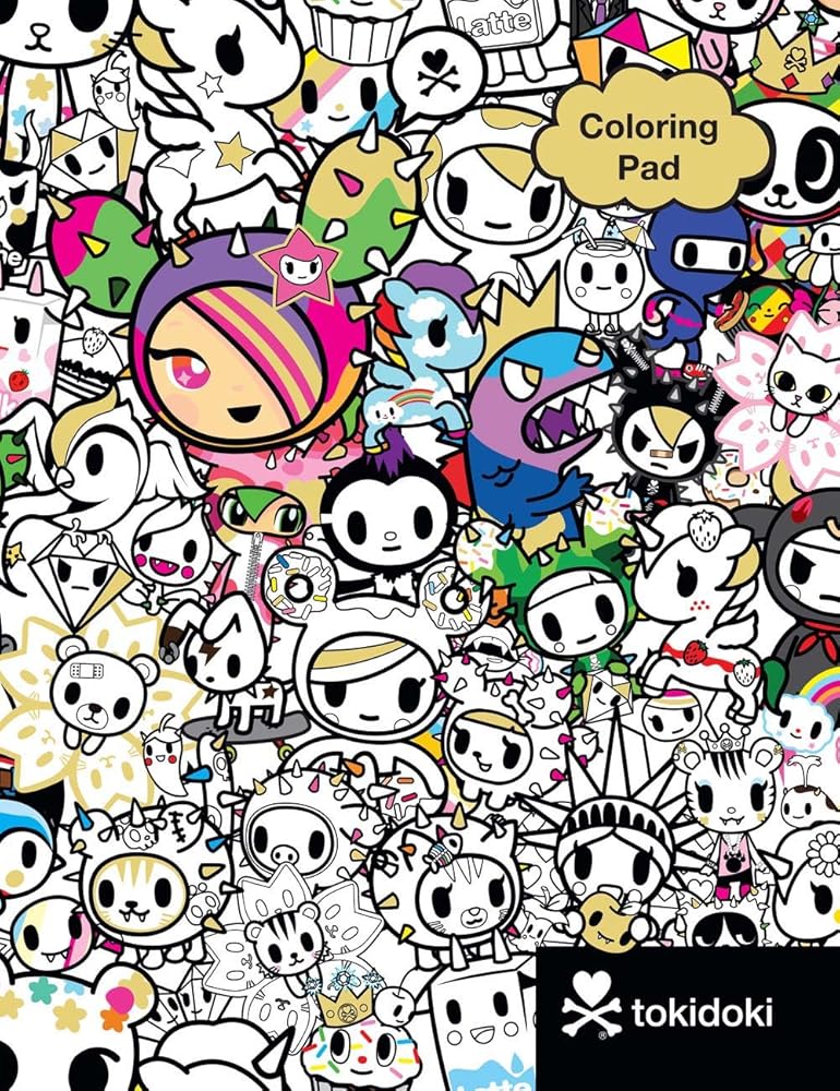 tokidoki Coloring Pad cover image