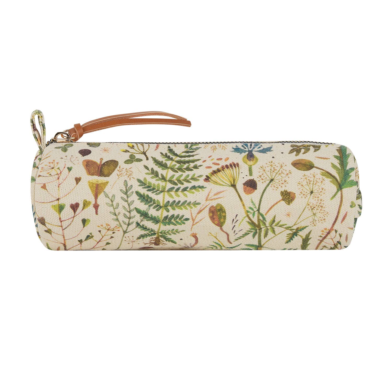 Pencil Pouch - Greens and Flowers