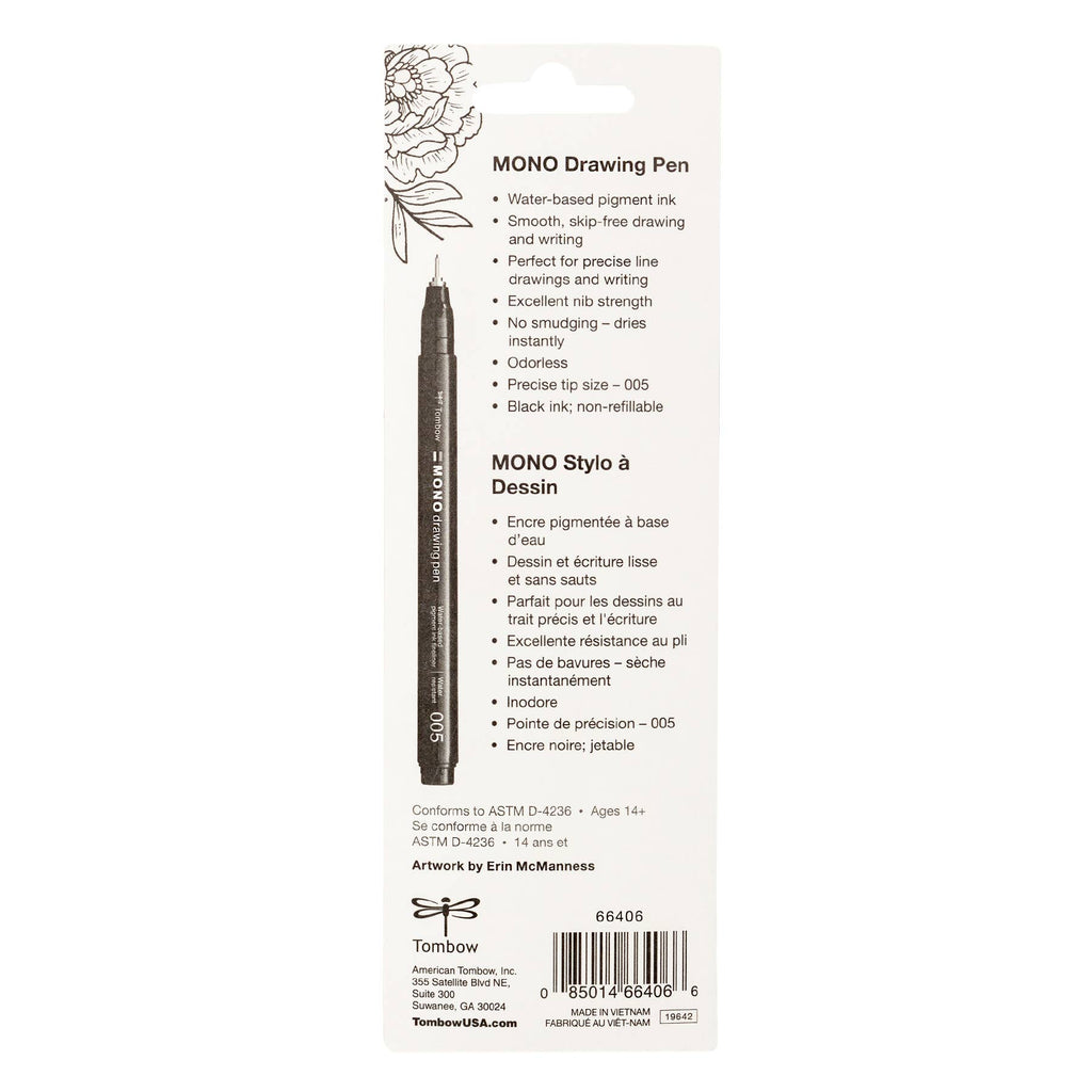 MONO Drawing Pen, 005, 2-Pack