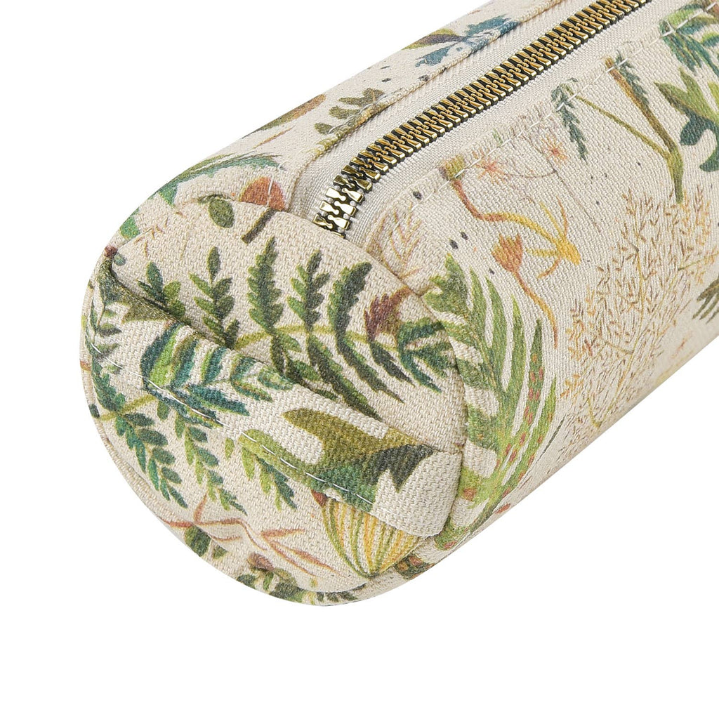 Pencil Pouch - Greens and Flowers