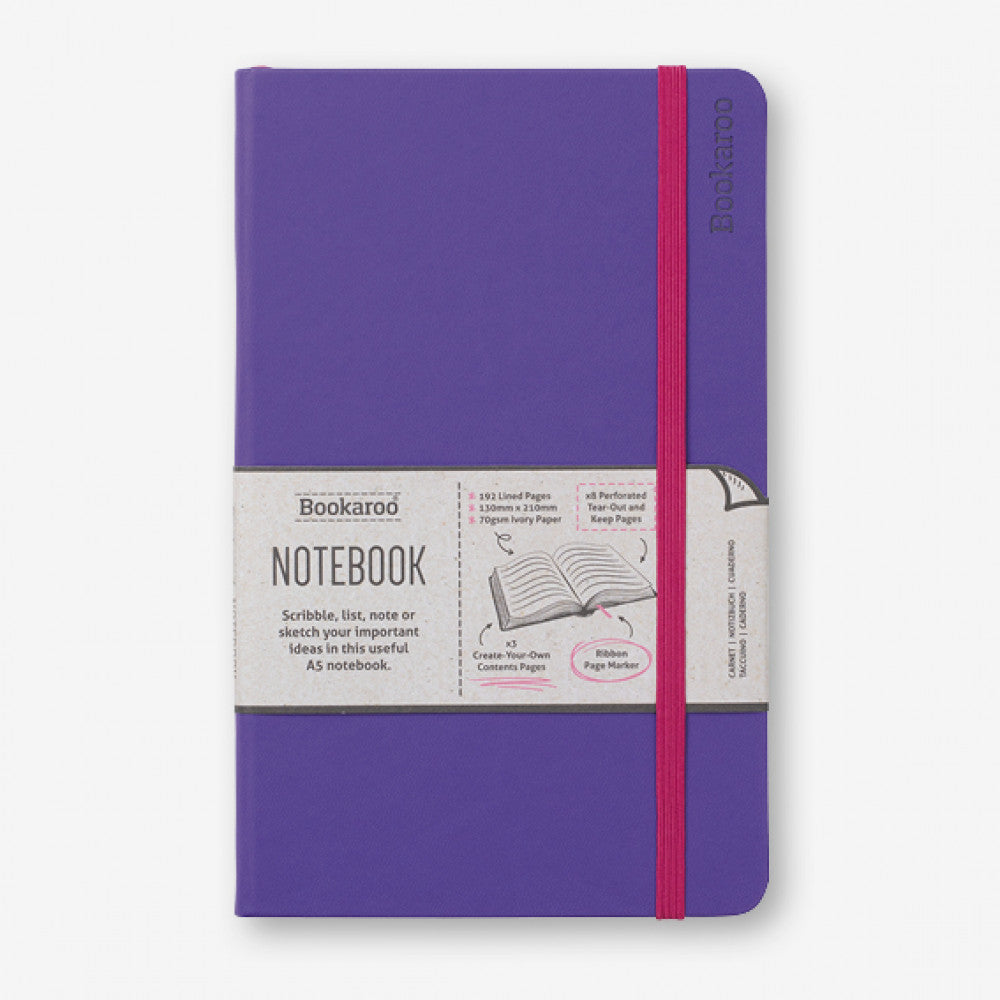 Bookaroo A5 Purple - 43243