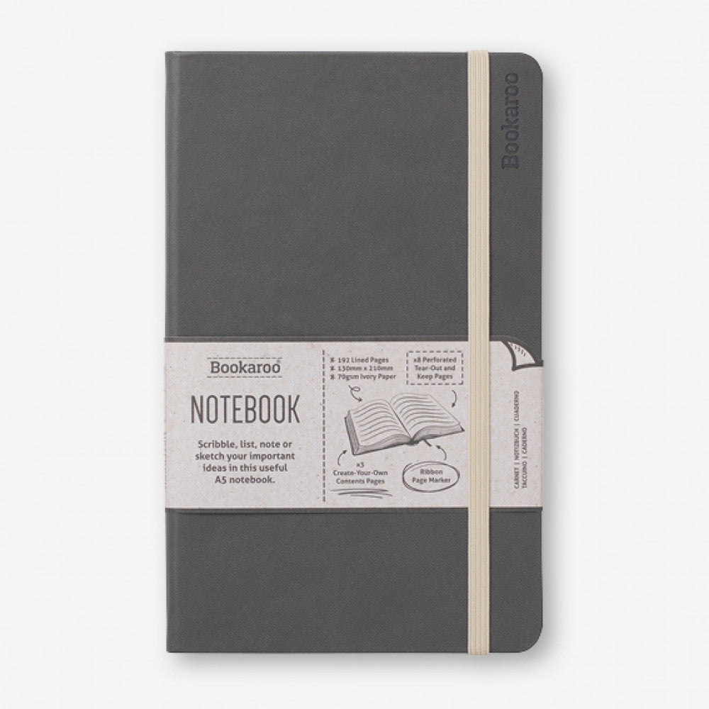 Bookaroo A5 Charcoal - 43233
